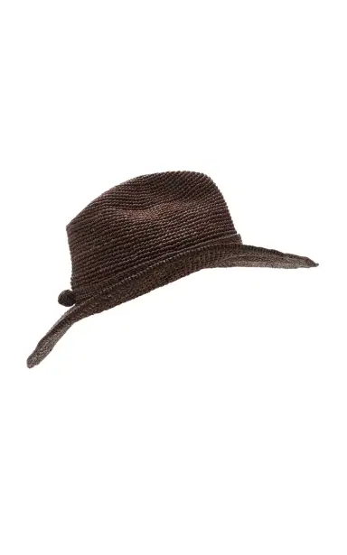 JANESSA LEONE Sacha Western Straw Fedora | Thumbnail 3