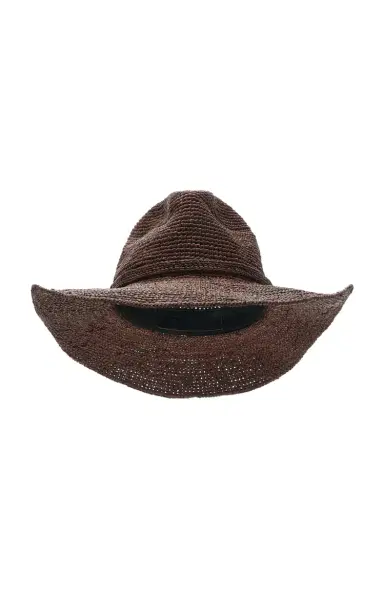 JANESSA LEONE Sacha Western Straw Fedora | Thumbnail 5