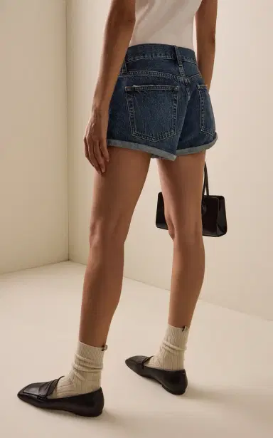 Frame The Darling Denim Shorts | Thumbnail 4