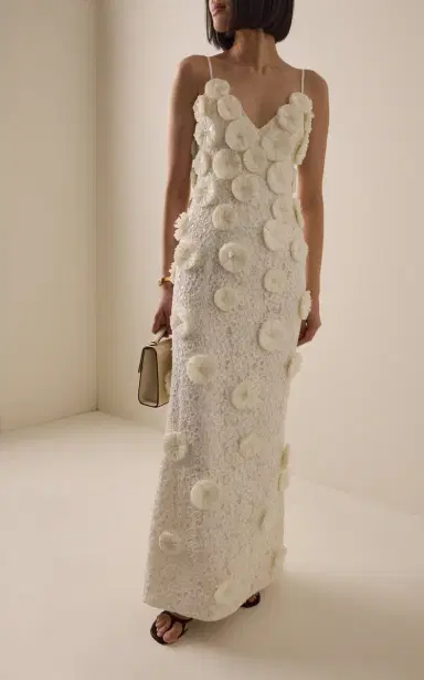 Simkhai Maven Floral Raffia Gown | Thumbnail 2