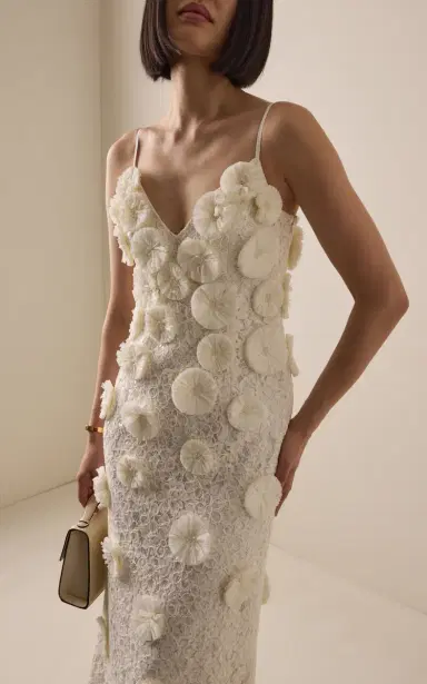 Simkhai Maven Floral Raffia Gown | Thumbnail 3
