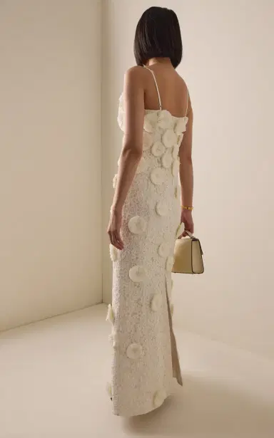 Simkhai Maven Floral Raffia Gown | Thumbnail 4