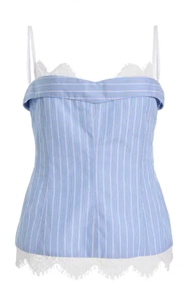 Simkhai Surie Bustier Cotton Lace Top | Thumbnail 8
