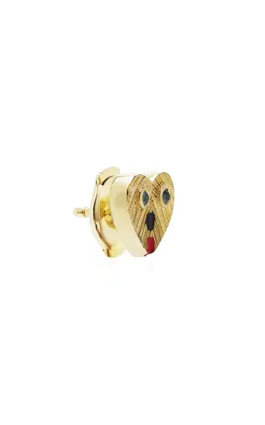 Yvonne Léon Mini Dog Single Earring | Thumbnail 3 Yvonne Léon Mini Dog Single Earring | Thumbnail 3