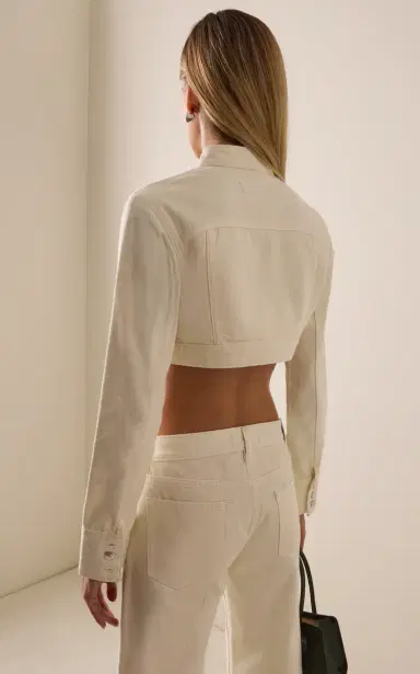 EB Denim Hannah Cropped Cotton Jacket | Thumbnail 4 EB Denim Hannah Cropped Cotton Jacket | Thumbnail 4