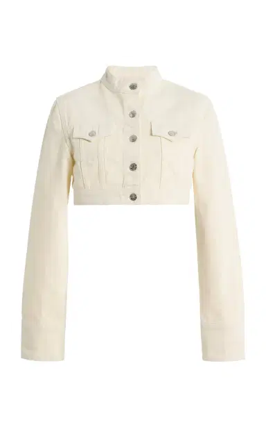EB Denim Hannah Cropped Cotton Jacket | Thumbnail 6 EB Denim Hannah Cropped Cotton Jacket | Thumbnail 6
