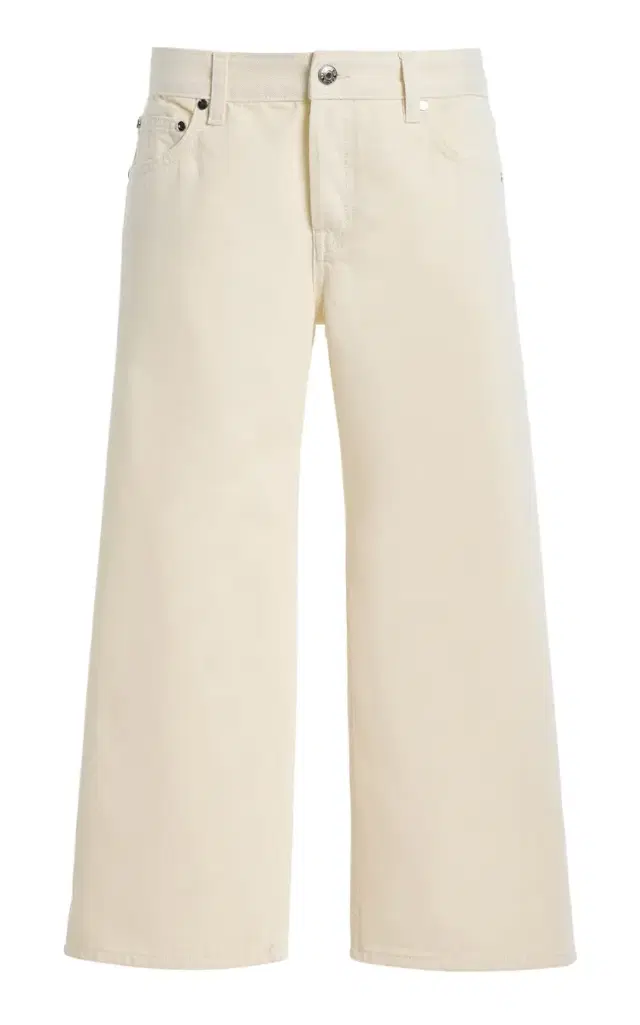 EB Denim Rigid Low-Rise Baggy Capri Jeans