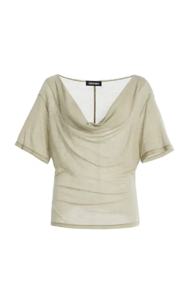 Madeo Cowl Neck Jersey Top