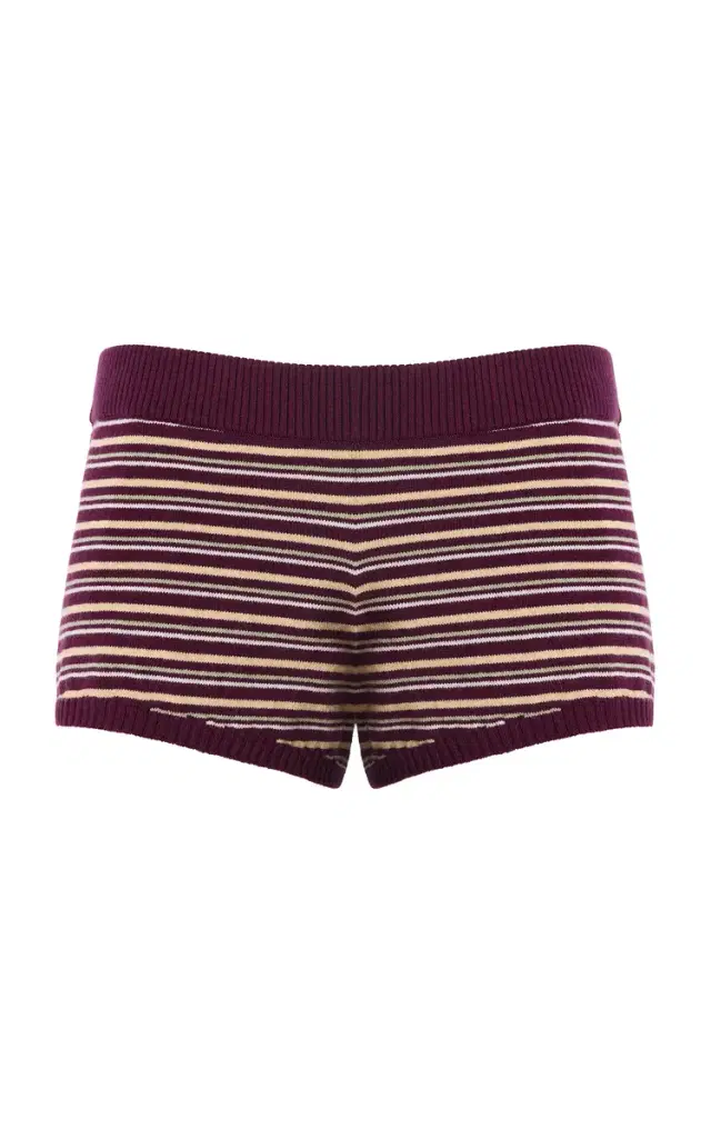 Camden Knitted Cotton-Cashmere Mini Shorts