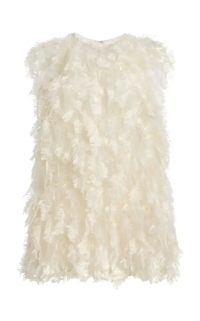 SIMKHAI Fei Feather-Embellished Top