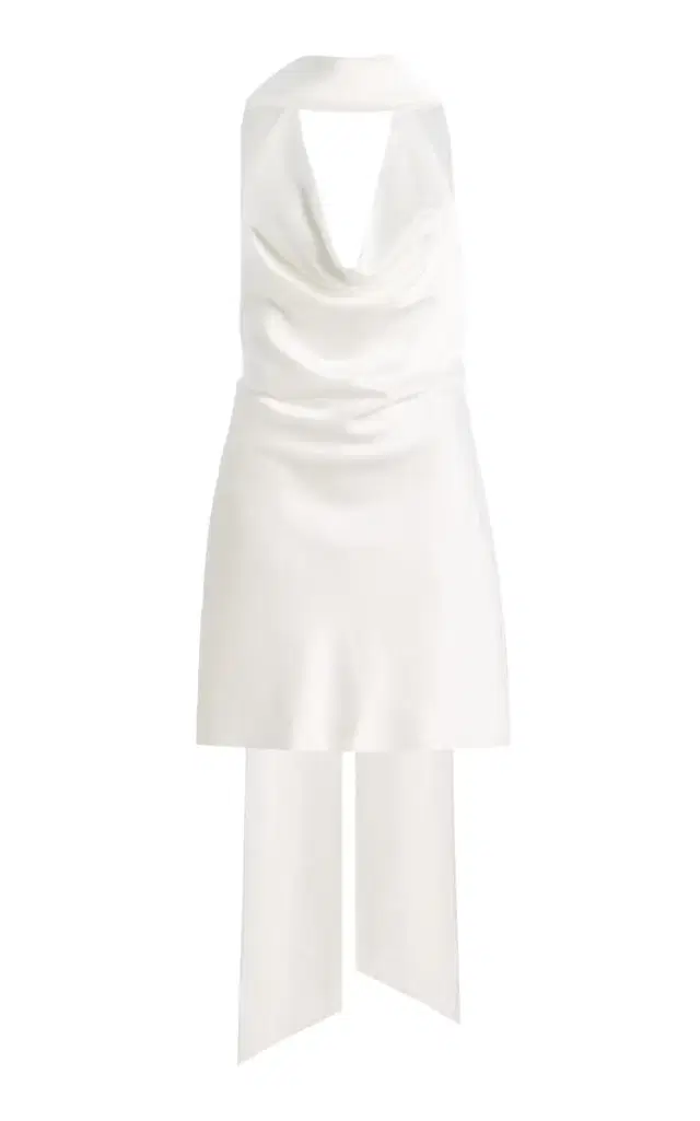 Significant Other Exclusive Luka Draped Satin Mini Dress
