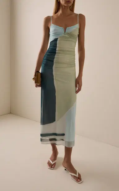 Significant Other Yusra Printed Midi Dress | Thumbnail 2