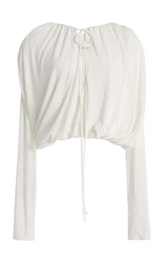 Olive Ruched Top