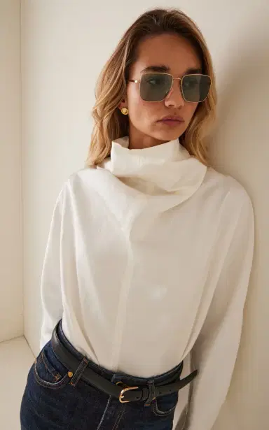 Oliver Peoples Welston Square-Frame Metal Sunglasses | Thumbnail 2 Oliver Peoples Welston Square-Frame Metal Sunglasses | Thumbnail 2