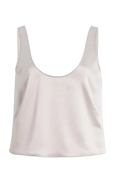 LESET Barb Scoop Satin Tank Top | Thumbnail 8 LESET Barb Scoop Satin Tank Top | Thumbnail 8