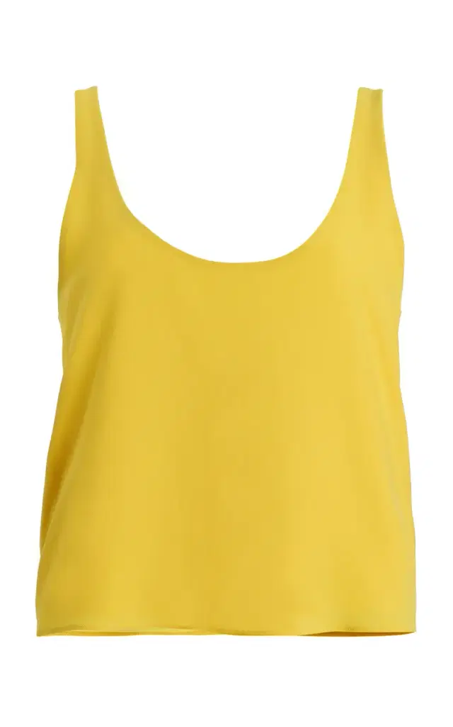 Leset Ari Crepe Scoop Tank Top