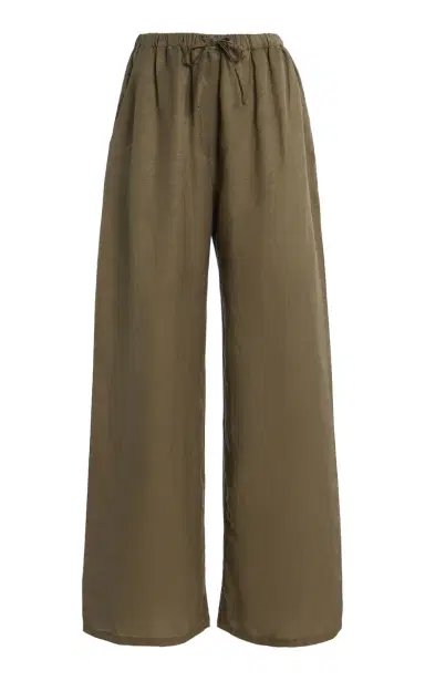 LESET Daniel Linen-Blend Drawstring Pocket Pants | Thumbnail 3 LESET Daniel Linen-Blend Drawstring Pocket Pants | Thumbnail 3