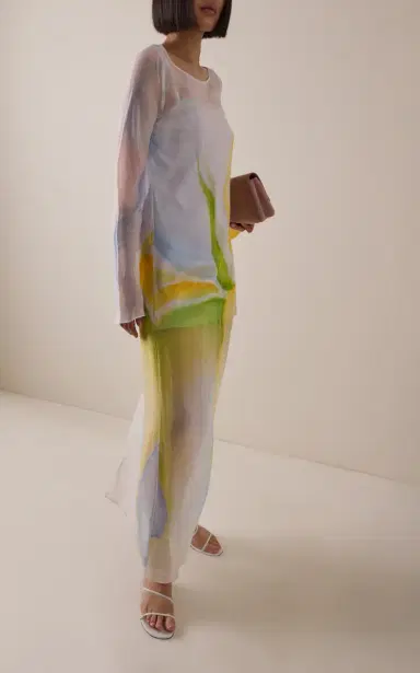 Significant Other Milou Printed Chiffon Maxi Dress | Thumbnail 2 Significant Other Milou Printed Chiffon Maxi Dress | Thumbnail 2