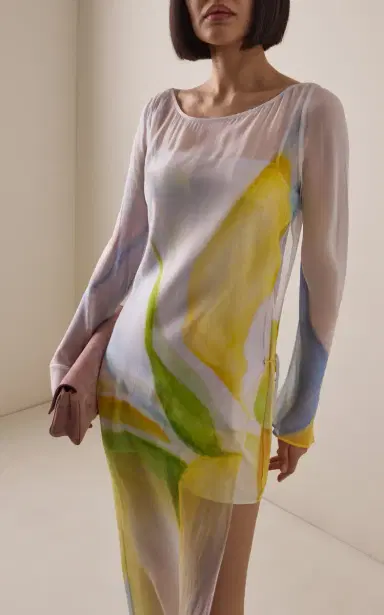 Significant Other Milou Printed Chiffon Maxi Dress | Thumbnail 3 Significant Other Milou Printed Chiffon Maxi Dress | Thumbnail 3