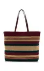 Miu Miu Raffia-Effect Woven Tote Bag | Thumbnail 4 Miu Miu Raffia-Effect Woven Tote Bag | Thumbnail 4