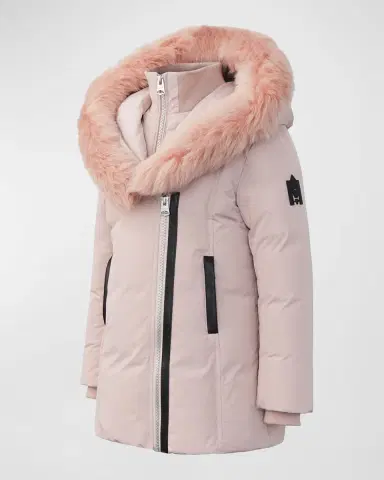 Mackage Girl 's Recycled Down Coat W/ Signature Collar | Thumbnail 2 Mackage Girl 's Recycled Down Coat W/ Signature Collar | Thumbnail 2