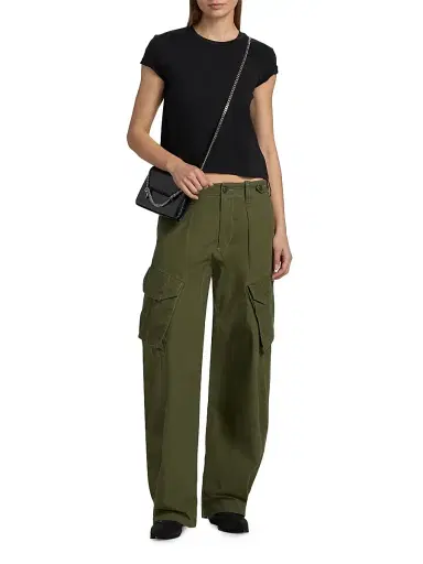 R13 Women's Barrel Cotton Cargo Pants | Thumbnail 2 R13 Women's Barrel Cotton Cargo Pants | Thumbnail 2