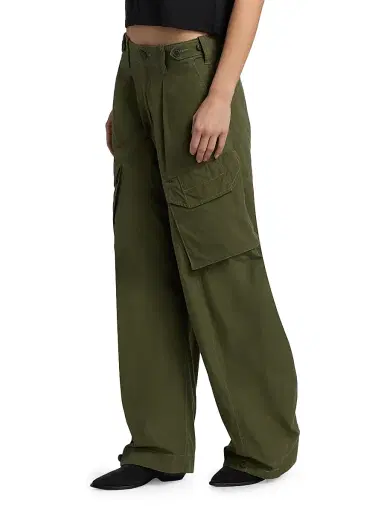 R13 Women's Barrel Cotton Cargo Pants | Thumbnail 4 R13 Women's Barrel Cotton Cargo Pants | Thumbnail 4