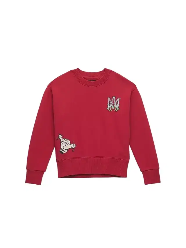 Little Kid's & Kid's Logo Crewneck Sweatshirt - Ruby