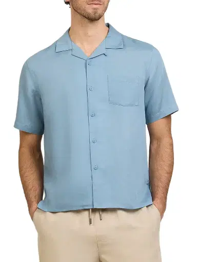 Onia Men's Air Linen-Blend Camp Shirt | Thumbnail 1 Onia Men's Air Linen-Blend Camp Shirt | Thumbnail 1
