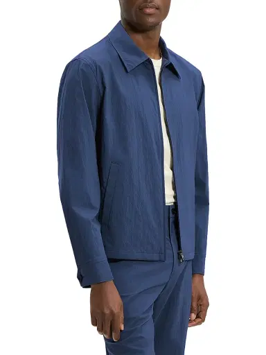 Theory Men's City Full-Zip Nylon-Blend Jacket | Thumbnail 3 Theory Men's City Full-Zip Nylon-Blend Jacket | Thumbnail 3