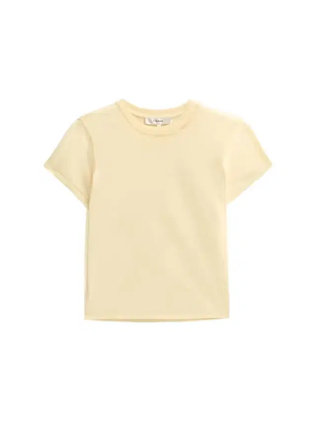 FRAME Women's The Vintage Baby T-Shirt - Lemon