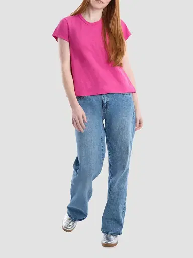 Wilt Women's Baby Fit Crew T-Shirt - Rose Violet | Thumbnail 2