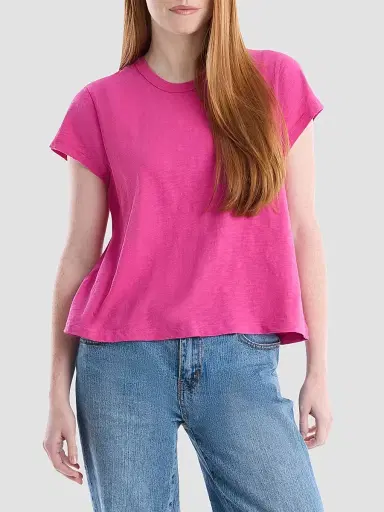 Wilt Women's Baby Fit Crew T-Shirt - Rose Violet | Thumbnail 3