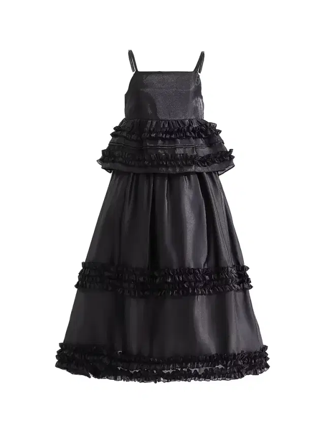 Tulleen Little Girl's & Girl's Calista Skirt Set - Black