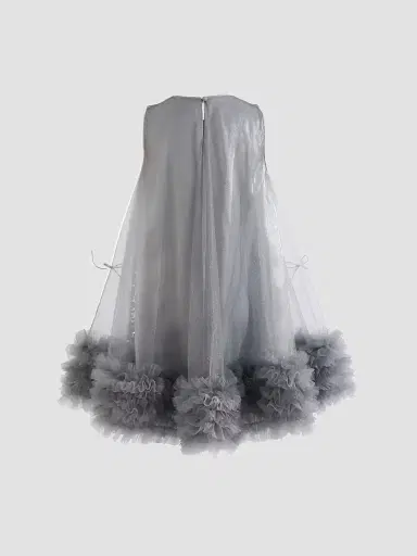 Tulleen Little Girl's & Girl's Evangeline Dress - Blue | Thumbnail 4