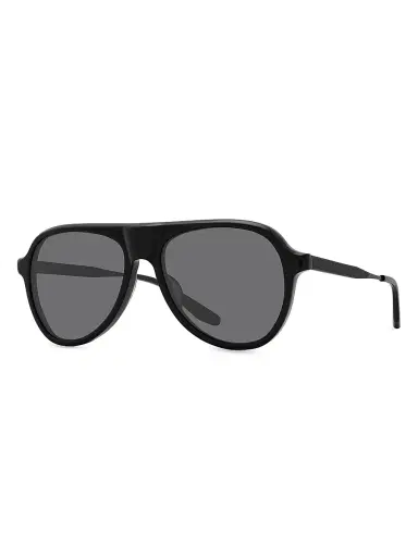 BARTON PERREIRA Men's Vedretta 55MM Aviator Sunglasses - Black | Thumbnail 1