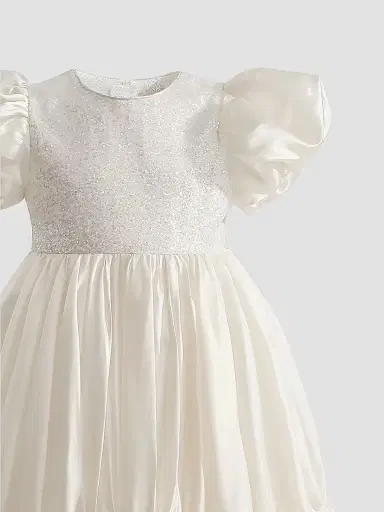 Tulleen Little Girl's & Girl's Aurora Dress - Cream | Thumbnail 6