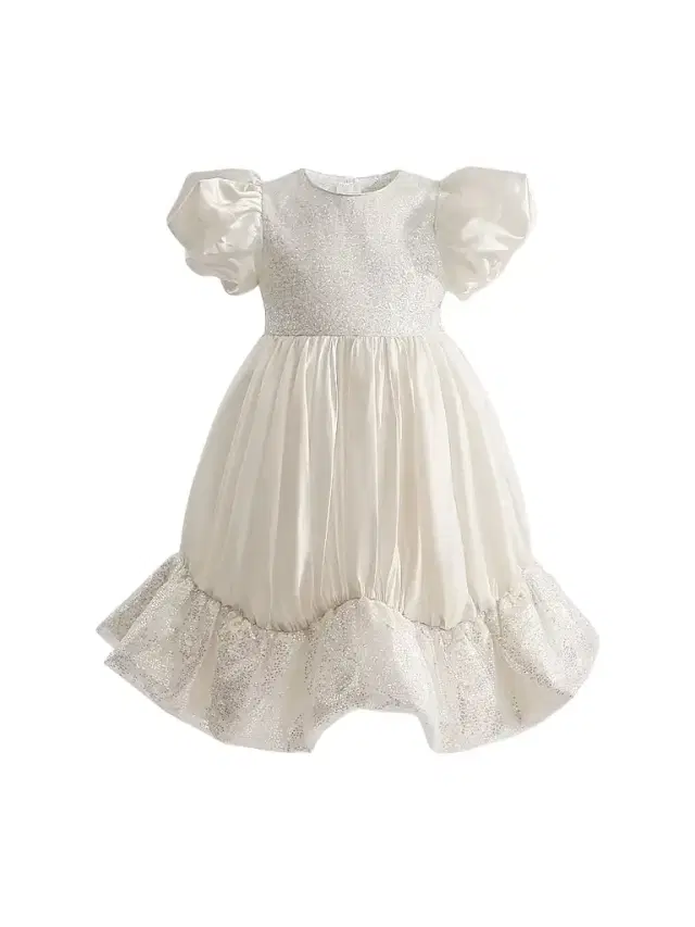Little Girl's & Girl's Aurora Dress - Cream