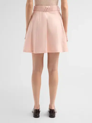 Burberry Women's Josselyn Cotton Gabardine Trench Mini Skirt - Compact Pink - Size 16 | Thumbnail 3