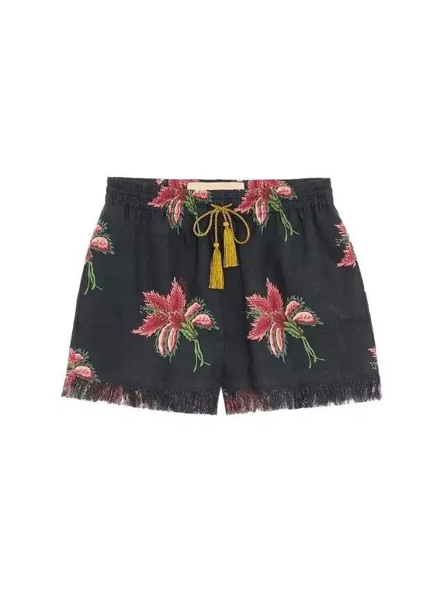Valentino Garavani Women's Papier Floral Linen Shorts