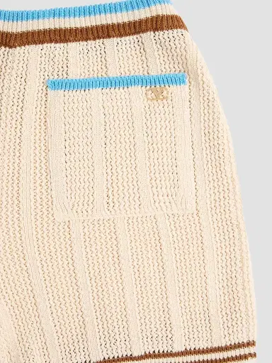 Valentino Garavani Women's Cotton Shorts - Birch - Size Large | Thumbnail 6