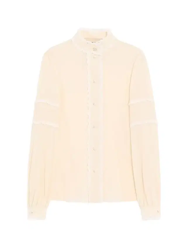 Valentino Garavani Women's Crepe De Chine Shirt - Vanilla