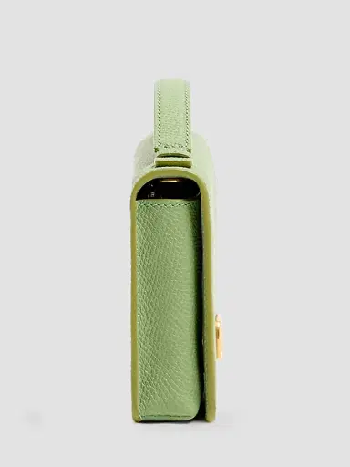 Valentino Garavani Women's VLogo Signature Grainy Calfskin Wallet with Chain - Mint | Thumbnail 4 Valentino Garavani Women's VLogo Signature Grainy Calfskin Wallet with Chain - Mint | Thumbnail 4