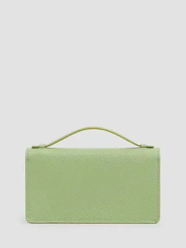 Valentino Garavani Women's VLogo Signature Grainy Calfskin Wallet with Chain - Mint | Thumbnail 5 Valentino Garavani Women's VLogo Signature Grainy Calfskin Wallet with Chain - Mint | Thumbnail 5
