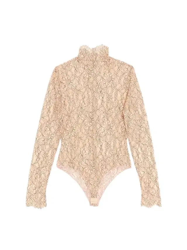 Valentino Garavani Women's Rebrodé Lace Bodysuit - Skin