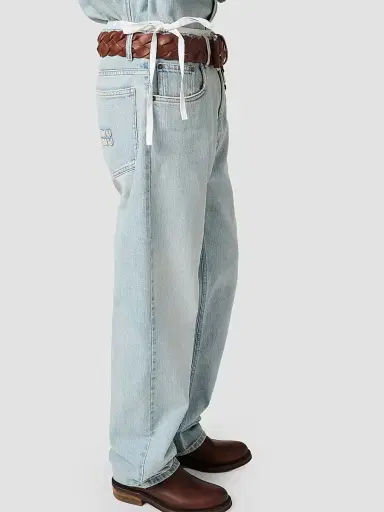 Miu Miu Women's Five-Pocket Washed Denim Jeans - Blue - Size 27 | Thumbnail 4 Miu Miu Women's Five-Pocket Washed Denim Jeans - Blue - Size 27 | Thumbnail 4