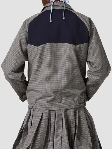 Miu Miu Women's Gingham Check Blouson Jacket - Grey - Size 0 | Thumbnail 3 Miu Miu Women's Gingham Check Blouson Jacket - Grey - Size 0 | Thumbnail 3