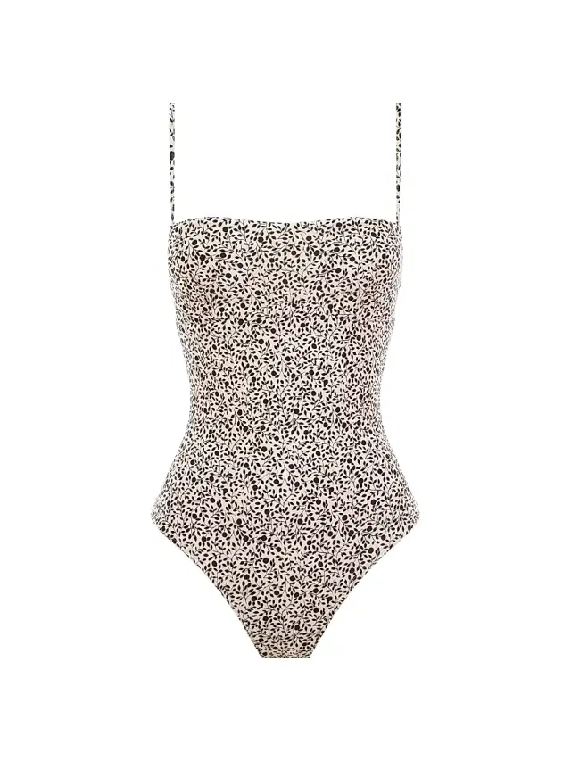 Peony Women's Tapestry Poolside One-Piece Swimsuit - Foliage
