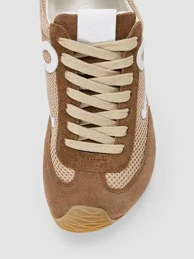 Loewe Men's Ballet Runner 2.0 Mesh Low-Top Sneakers - Beige White Brown - Size 14 | Thumbnail 4 Loewe Men's Ballet Runner 2.0 Mesh Low-Top Sneakers - Beige White Brown - Size 14 | Thumbnail 4