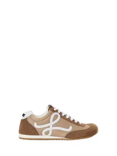 Loewe Men's Ballet Runner 2.0 Mesh Low-Top Sneakers - Beige White Brown - Size 14 | Thumbnail 1 Loewe Men's Ballet Runner 2.0 Mesh Low-Top Sneakers - Beige White Brown - Size 14 | Thumbnail 1